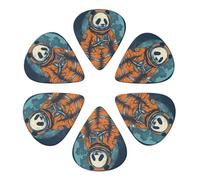 Guitar Picks 6 Pack Personalized Guitar Picks Wearing Astronaut Costume Guitar Pick Holder for Acoustic Guitars Violin Ukulele Bass