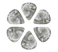 Guitar Picks 6 Pack Personalized Guitar Picks White Dragon Style Guitar Pick Holder for Acoustic Guitars Violin Ukulele Bass
