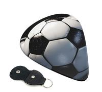 Guitar Picks 6 Pack Soccer Ball Print Personalized Guitar Picks with Organizer Storage Box Guitar Plectrum Guitar Accessories for Bass Electric Ukulele Guitar Players