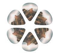 Guitar Picks 6 Pack Summit experience Print Guitar Pick Holder Personalized Guitar Picks for Acoustic Guitars Violin Ukulele Bass