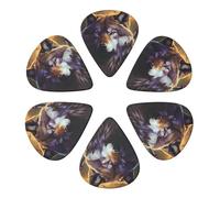 Guitar Picks 6 Pack wolves and dream catchers Print Guitar Pick Holder Personalized Guitar Picks for Acoustic Guitars Violin Ukulele Bass