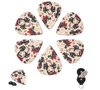 Guitar Picks 6 Pcs 3 Different Thickness Personalized Guitar Plectrums with Storage Box BETTY BOOP Guitar Picks Medium Thin Guitar Accessories (0.46mm, 0.71mm, 0.96mm)