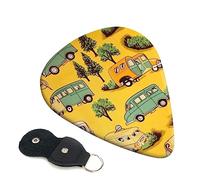 Guitar Picks 6 Pcs Car and bicycle Print Guitar Plectrums for Bass Electric Acoustic Guitars Ukulele