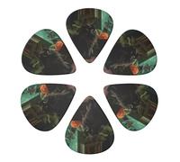 Guitar Picks 6 Pcs Cat on Table Print Guitar Plectrums for Bass Electric Acoustic Guitars Ukulele