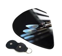 Guitar Picks 6 Pcs Darts arrows Print Guitar Plectrums for Bass Electric Acoustic Guitars Ukulele