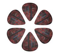 Guitar Picks 6 Pcs Fall Scenery Print Guitar Plectrums for Bass Electric Acoustic Guitars Ukulele