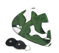 Guitar Picks 6 Pcs Fresh banana leaves Print Guitar Plectrums for Bass Electric Acoustic Guitars Ukulele