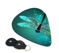Guitar Picks 6 Pcs Galaxy Dragonfly Print Guitar Plectrums for Bass Electric Acoustic Guitars Ukulele