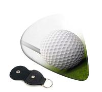 Guitar Picks 6 Pcs Golf Ball Print Guitar Plectrums for Bass Electric Acoustic Guitars Ukulele