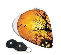 Guitar Picks 6 Pcs Halloween pumpkin Print Guitar Plectrums for Bass Electric Acoustic Guitars Ukulele