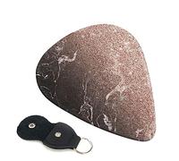 Guitar Picks 6 Pcs Marble Color Rose Gold Print Guitar Plectrums for Bass Electric Acoustic Guitars Ukulele