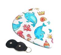 Guitar Picks 6 Pcs Marine animals Print Guitar Plectrums for Bass Electric Acoustic Guitars Ukulele
