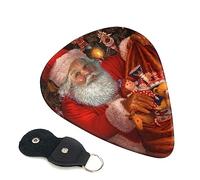 Guitar Picks 6 Pcs merry christmas Print Guitar Plectrums for Bass Electric Acoustic Guitars Ukulele