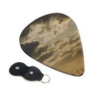 Guitar Picks 6 Pcs Nature Image Print Guitar Plectrums for Bass Electric Acoustic Guitars Ukulele