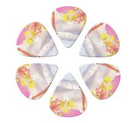 Guitar Picks 6 Pcs Paris Eiffel Tower Print Guitar Plectrums for Bass Electric Acoustic Guitars Ukulele