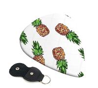 Guitar Picks 6 Pcs Pineapple Print Guitar Plectrums for Bass Electric Acoustic Guitars Ukulele