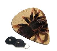 Guitar Picks 6 Pcs Pink Tarantula Print Guitar Plectrums for Bass Electric Acoustic Guitars Ukulele