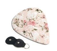 Guitar Picks 6 Pcs Plant Floral Flowers Print Guitar Plectrums for Bass Electric Acoustic Guitars Ukulele