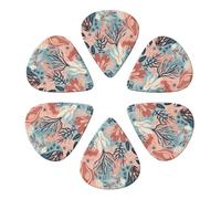 Guitar Picks 6 Pcs Plants Under the Sea Print Guitar Plectrums for Bass Electric Acoustic Guitars Ukulele