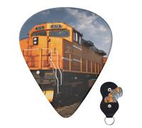 Guitar Picks 6 Pcs Plectrums with Guitar Pick Case Freight Train