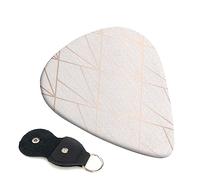 Guitar Picks 6 Pcs Rose Gold Pattern Backgrounds Print Guitar Plectrums for Bass Electric Acoustic Guitars Ukulele