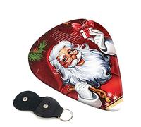 Guitar Picks 6 Pcs Santa Claus Xmas Gifts Print Guitar Plectrums for Bass Electric Acoustic Guitars Ukulele