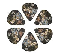 Guitar Picks 6 Pcs The Key Is on the Ground Print Guitar Plectrums for Bass Electric Acoustic Guitars Ukulele