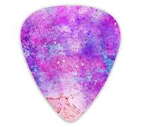 Guitar Picks Abstract Colorful Watercolors 12 Pieces Ukulele Picks Including 0.46 mm 0.71 mm 0.96 mm