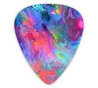 Guitar Picks Abstract Fluid Painting Guitar Picks 12 Pieces Ukulele Picks Including 0.46 mm 0.71 mm 0.96 mm