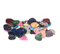 Guitar Picks Acoustic Electric Universal Premium Quality Natural Feel Warm Tone for Musicians Guitarists 100Pcs Colorful 0.71mm PVC Material