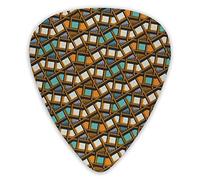 Guitar Picks African Patterns Guitar Picks 12 Pieces Ukulele Picks Including 0.46 mm 0.71 mm 0.96 mm