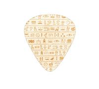 Guitar Picks Ancient Egyptian Hieroglyph Vintage Guitar Pick for Electric Bass Guitar Acoustic Guitar Lovers Gift 12 Pack with Box