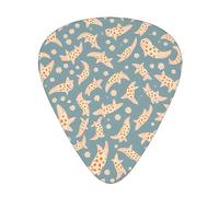 Guitar Picks Animals Shape Print Pattern Print Ukulele Bass Electric Acoustic Guitars Thin Medium Heavy 12 Pack(0.46/0.71/0.96 Mm)
