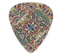 Guitar Picks Bandana Paisley Style Premium Picks Sampler Unique Guitar Gift (12 Count)