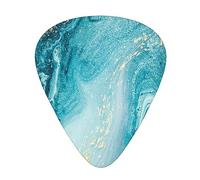 Guitar Picks,Beautiful Blue Ocean For Acoustic Guitar, Electric Guitar, Bass,Ukulele Three Size(12 Pack)