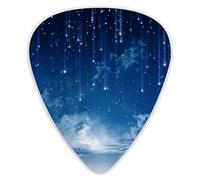Guitar Picks Beautiful Moon Star 12 Pieces Ukulele Picks Including 0.46 mm 0.71 mm 0.96 mm