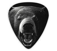 Guitar Picks Black Bear Premium Guitar Picks 12 Pieces Ukulele Picks Including 0.46 mm 0.71 mm 0.96 mm