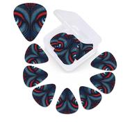 Guitar Picks Blue Red Eyes Print Guitar Picks 12 Pack with Organizer Storage Box for Guitar Accessories Ukulele for Acoustic Guitar Bass Gift of the Day