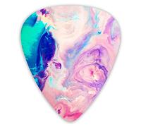 Guitar Picks Blush Canvas Print Premium Bass Picks For Electric Guitar And Bass Guitars With Three Sizes (12 Pack)