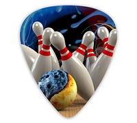 Guitar Picks Bowling 12 Pieces Ukulele Picks Including 0.46 mm 0.71 mm 0.96 mm