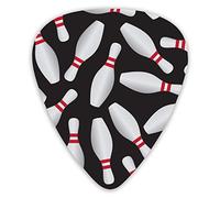 Guitar Picks Bowling Premium Picks Sampler Unique Guitar Gift (12 Count)