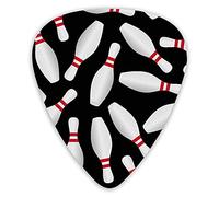 Guitar Picks Bowling Skittle Premium Picks Sampler 12 Packs - Variety Guitar Picks Plectrums