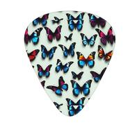 Guitar Picks Butterfly and Cello Print Guitar Picks 12 Pcs for Electric Guitar Ukulele Accessory Gift for Girls