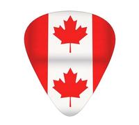 Guitar Picks Canadian Flag Print Guitar Picks 12pcs for Electric Guitar Ukulele Accessories for Girls