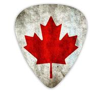 Guitar Picks Canadian Maple Leaf Guitar Picks 12 Pieces Ukulele Picks Including 0.46 mm 0.71 mm 0.96 mm