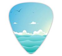 Guitar Picks Cartoon-Ocean 12 Pieces Ukulele Picks Including 0.46 mm 0.71 mm 0.96 mm