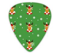Guitar Picks Cattle Christmas Moose Guitar Picks 12 Pieces Ukulele Picks Including 0.46 mm 0.71 mm 0.96 mm
