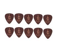 Guitar Picks Celluloid 0.71mm, 10Pcs Music Instrument Accessories with Musical Note Pattern - Durable Material, Comfortable Grip, Suitable for Acoustic Classical Electric Bass (0.71mm musical note