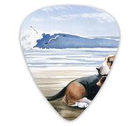 Guitar Picks Chihuahua Art Crazy Basset Hound Premium Guitar Picks 12 Pieces Ukulele Picks Including 0.46 mm 0.71 mm 0.96 mm
