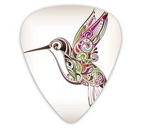 Guitar Picks Colorful Birds Premium Guitar Picks 12 Pieces Ukulele Picks Including 0.46 mm 0.71 mm 0.96 mm
